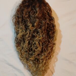 Brown And Blonde Preplucked Hairline 20 Inch